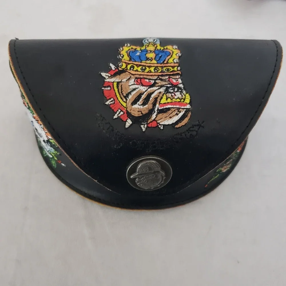 Y2K Ed Hardy EHS017 King of Beasts Sunglasses w/ Case 63-13 120‎ FRAMES ONLY